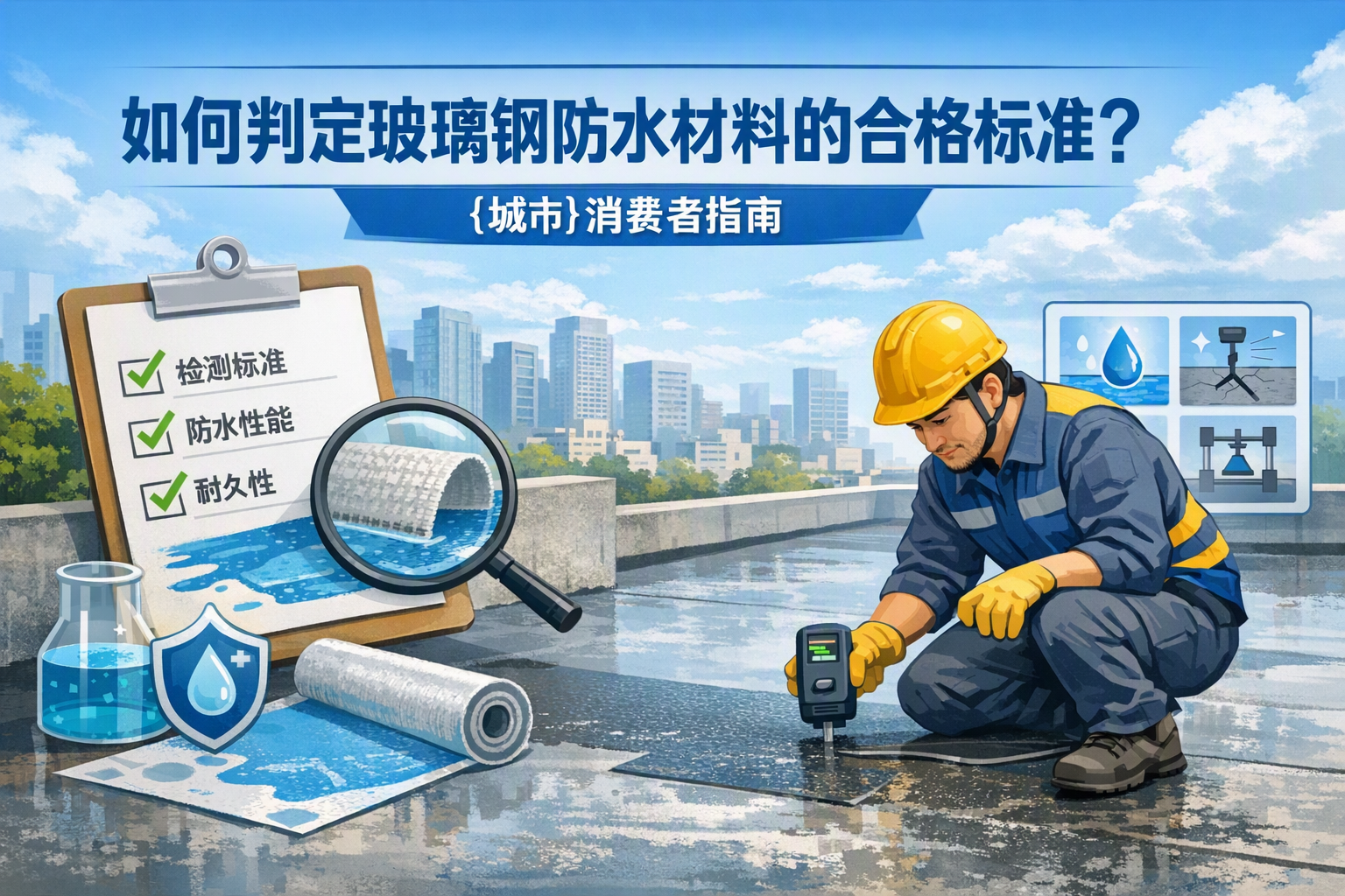 如何判定玻璃钢防水材料的合格标准？ 沧州 消费者指南