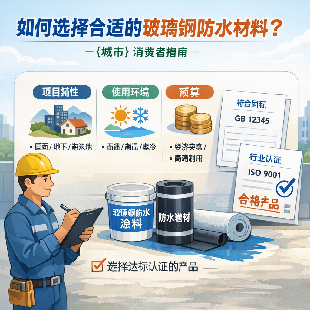 如何判定玻璃钢防水材料的合格标准？ 沧州 消费者指南
