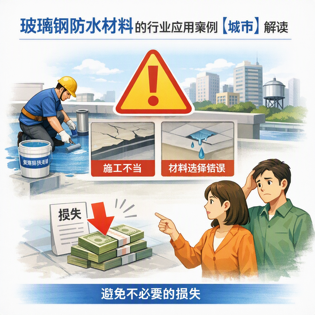 玻璃钢防水材料的行业应用案例，沧州解读